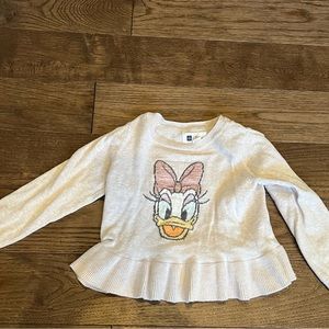 Toddler Girls Baby Gap Disney Daisy Duck Sweater